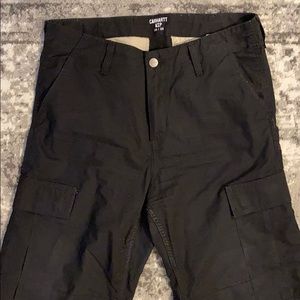 Carhartt WIP Black Cargo Pants
